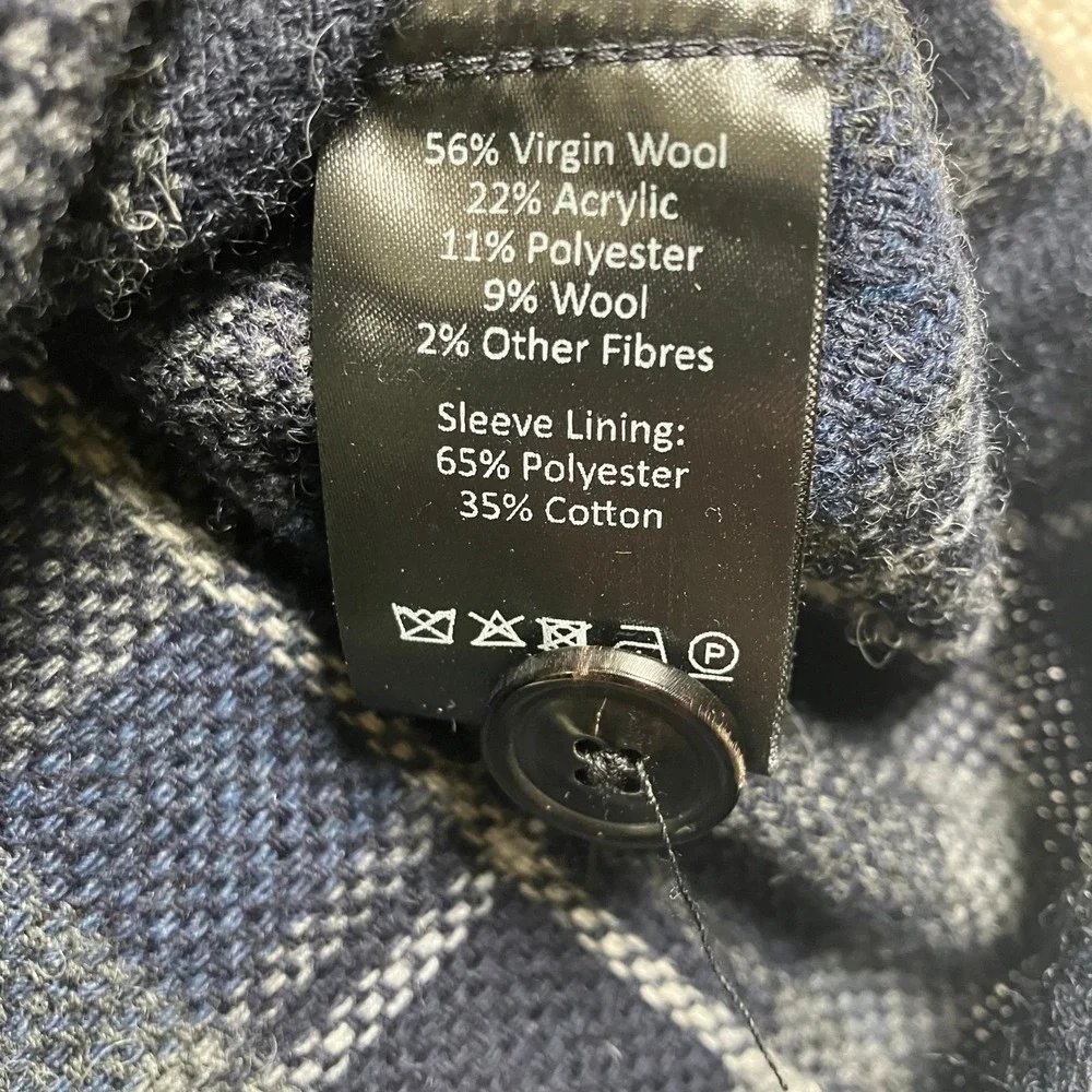 NEW Todd Snyder Wool Lowland Men's 2XL Work Shirt Jacket Shacket Navy Plaid $348